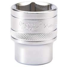 25Mm 6Pt Socket 1/2 Dr-Pckd - 16616