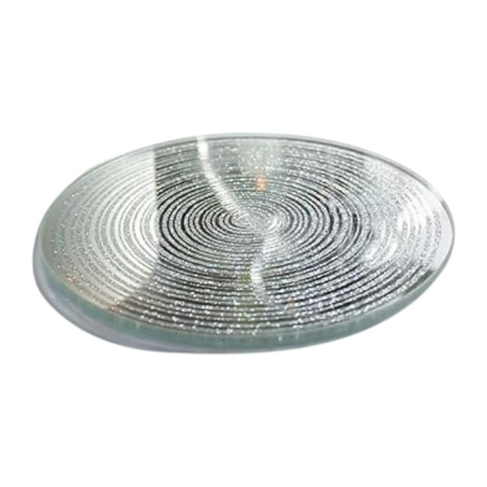 image 1 of Marco Paul 20cm Silver Mirrored Candle Plate