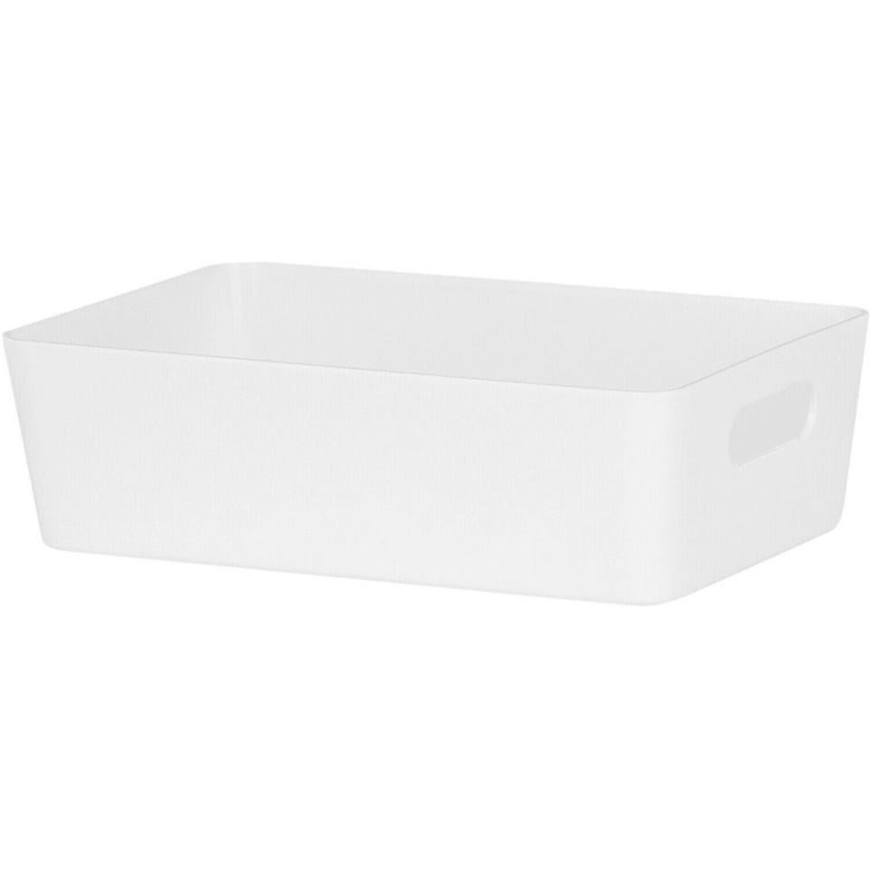 Wham Studio Rectangular Basket - Ice White - One Size