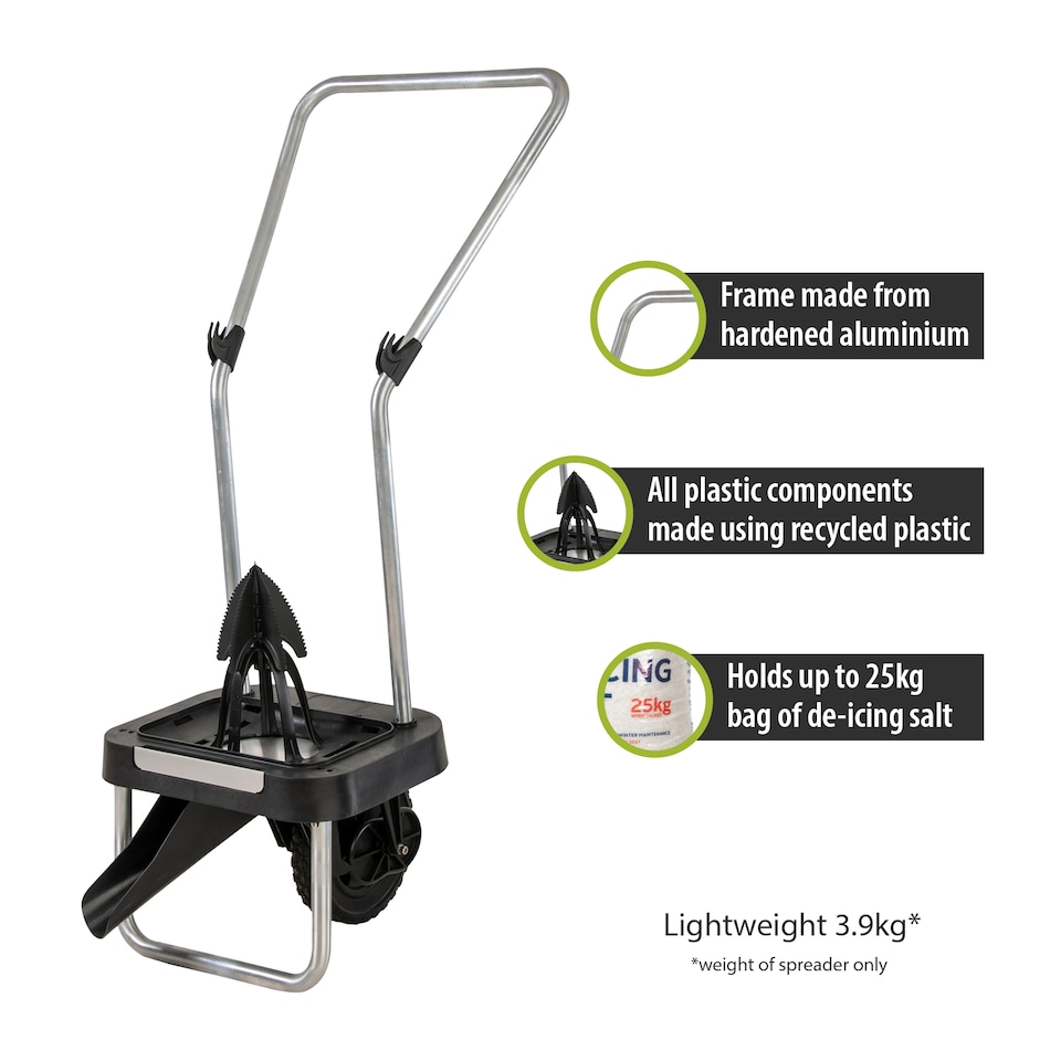 image 1 of Pegdev 25kg Capacity Hand Push Oscillating Spreader with Recycled Plastic Design