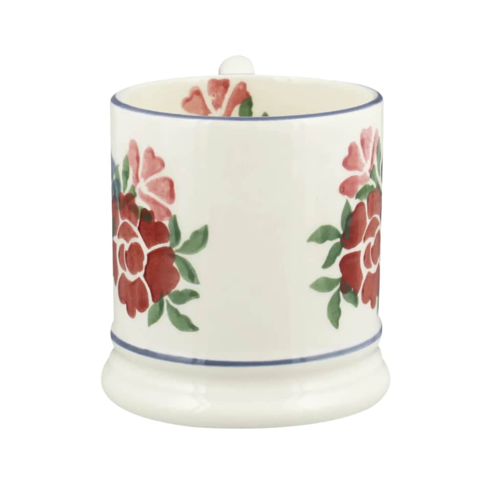 image 1 of 300ml Emma Bridgewater Antique Roses Half Pint Mug, Ceramic | Multi | 1