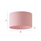 image 8 of ValueLights Reni Small Pink Fabric Pendant Shade | Pink
