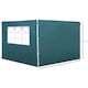 image 5 of Outsunny 3 Meters Gazebo Replaceable Exchangeable Side Panel Wall Panels Walls With Window, Dark Green