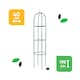 image 2 of Gardenwize 100 LEDs Solar Light up Trellis