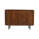 image 1 of Slatted Large 2 Doors Sideboard - Mango Wood - L40 x W135 x H85 cm | Brown