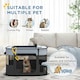 image 8 of PawHut Portable Dog Pen for Puppies, Rabbits, Kittens, Guinea Pigs - Grey