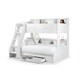 image 5 of Pure White Triple Sleeper Book Case Bunk Bed 3ft (90cm) - Best Seller