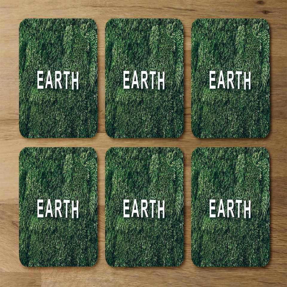 image 1 of Wellness Earth (Placemat & Coaster Set)