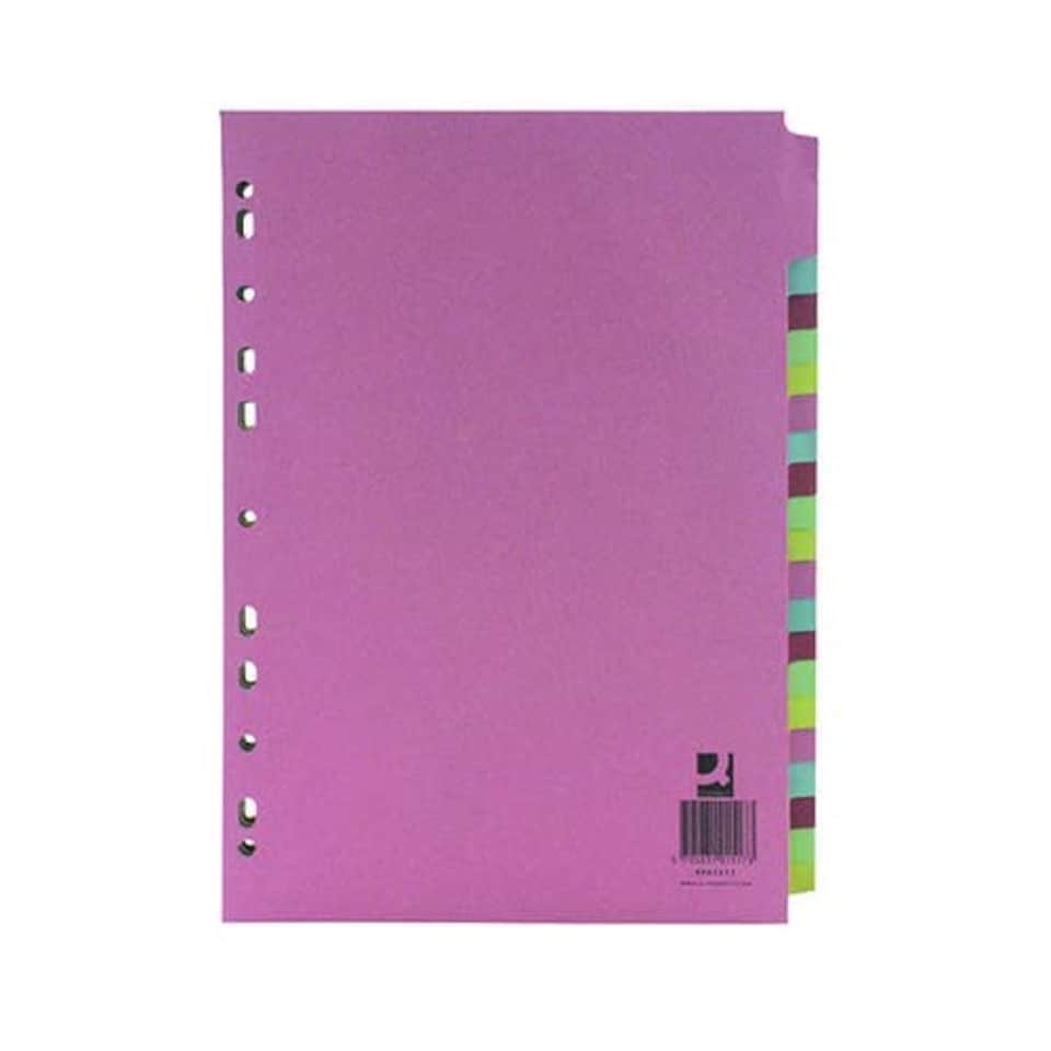 image 1 of 20-Part Subject Divider Multi-punched A4