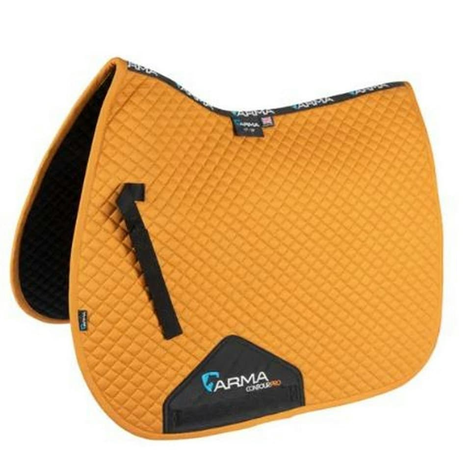 Performance Horse Saddlecloth - Mustard Yellow - 15in - 16.5in