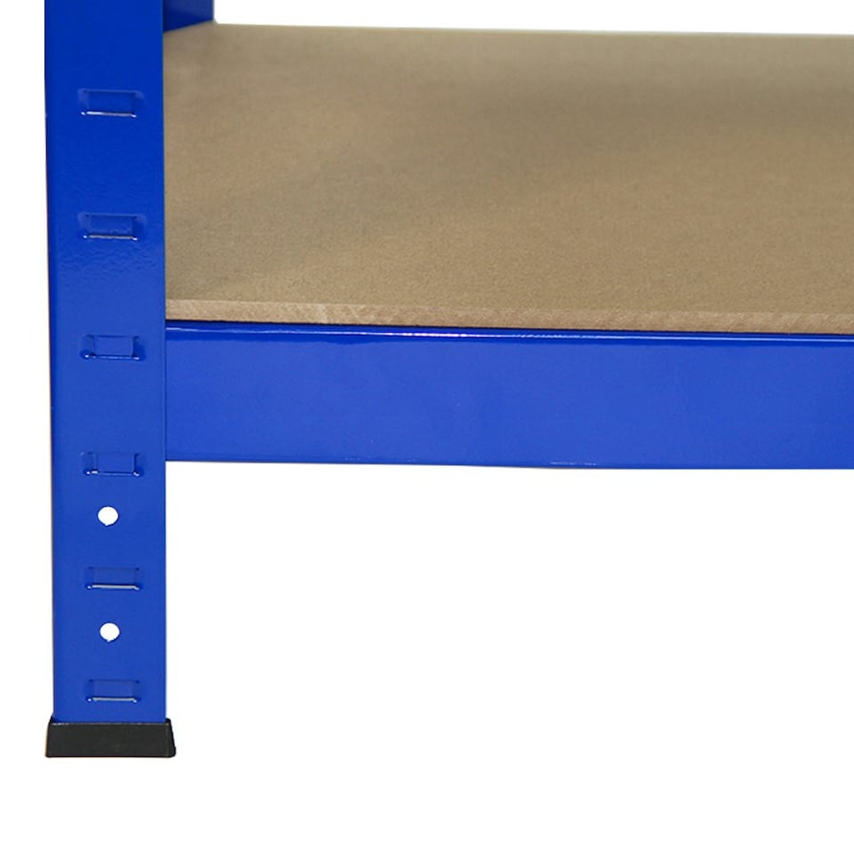 image 1 of Monster Racking 2 x T-Rax 75cm Blue & Metal Storage Workbench Blue