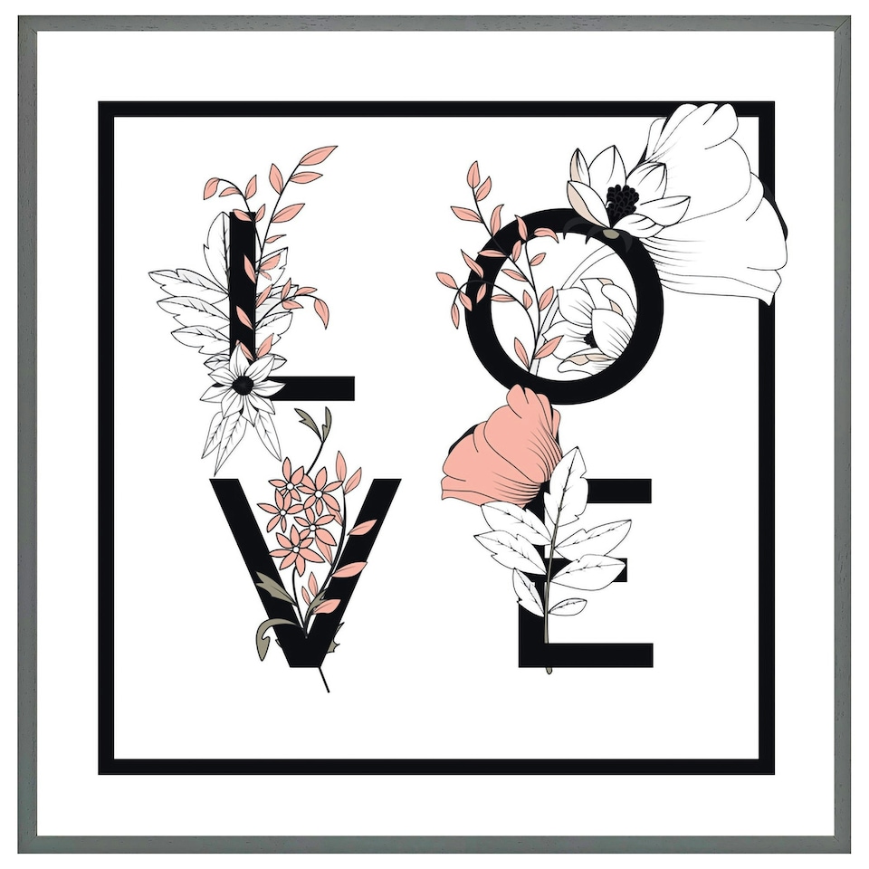image 1 of Love (Picture Frame) Black | M