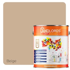 Landlords Paint - Anti-Mould Paint - Prevents Mould on Interior Walls & Ceilings - Beige - 1L