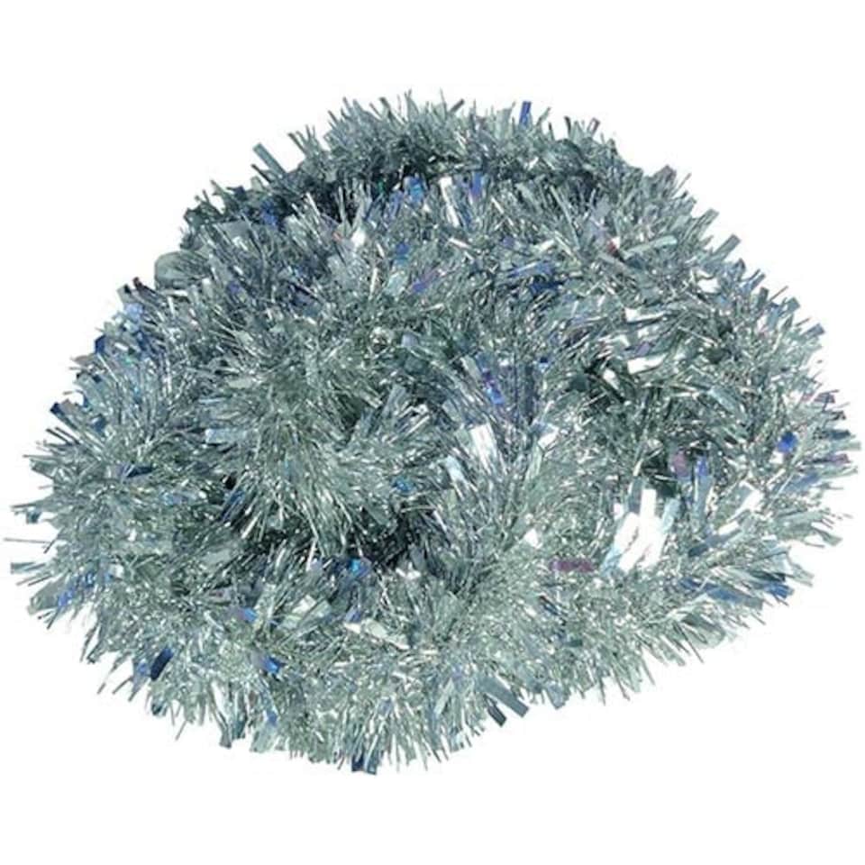 image 1 of Silver Deluxe Christmas Tinsel 1.8m