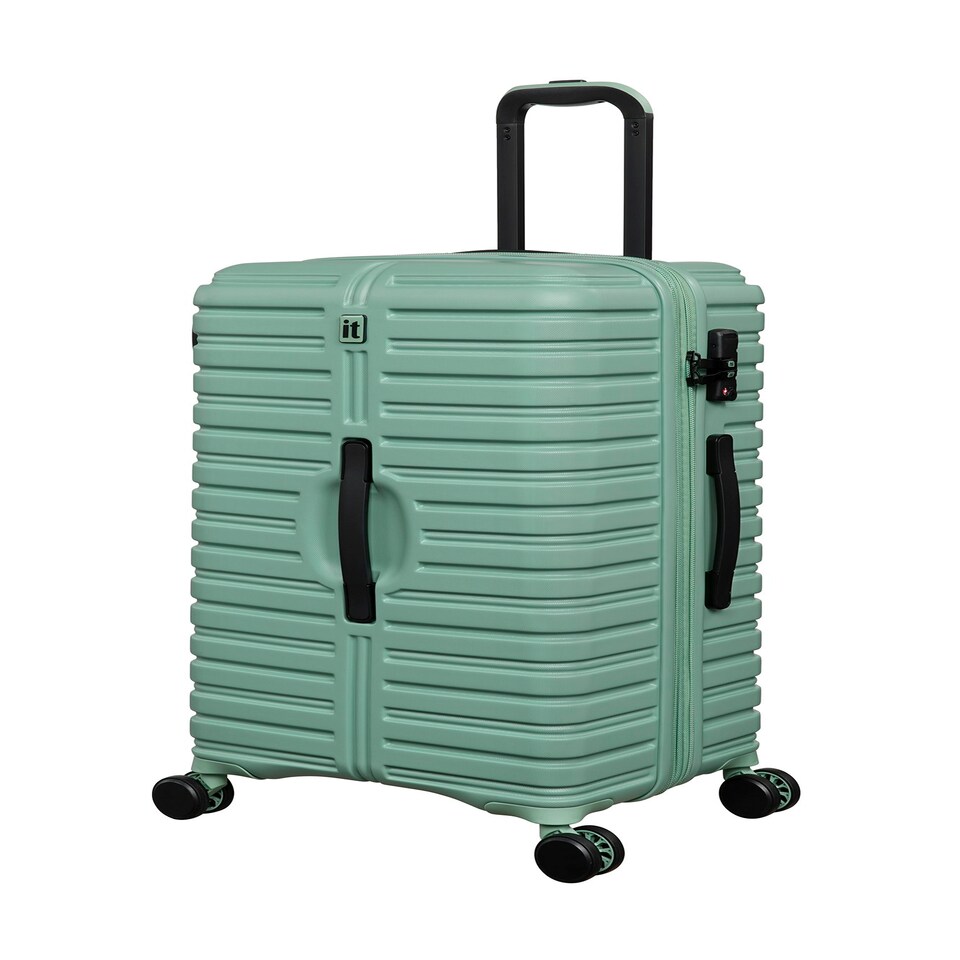 image 1 of IT Luggage Jumbo Granite Green 3pc Suitcase Set with TSA Lock Green