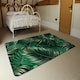 image 3 of Tropical Leaves on Black (Rug) Green | Small: 60x110cm
