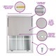 image 3 of FURNISHED Blackout Roller Blinds with Triple Diamond Eyelets Cut to Size Easy Fit Window Shade - (W)150cm x (L)165cm | Pink | Pink | (W) 150cm x (L) 165cm