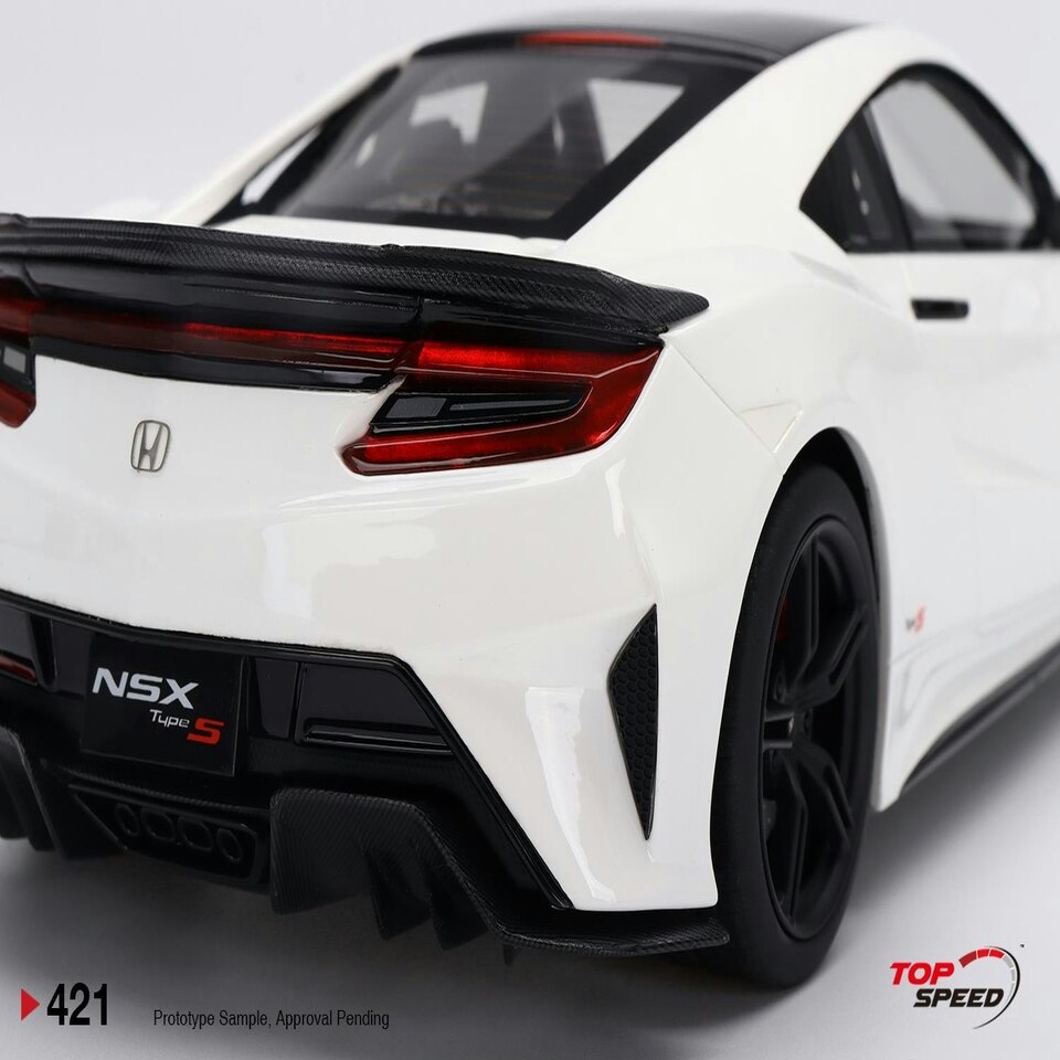 image 1 of Honda NSX Type S 2022 130R White 1:18 TSM TS0421