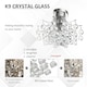 image 3 of HOMCOM Modern K9 Crystal Chandelier Ceiling Lighting Pendant Lamp with 3 Light