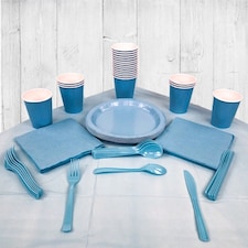 Baby Blue 14 Person Party Pack