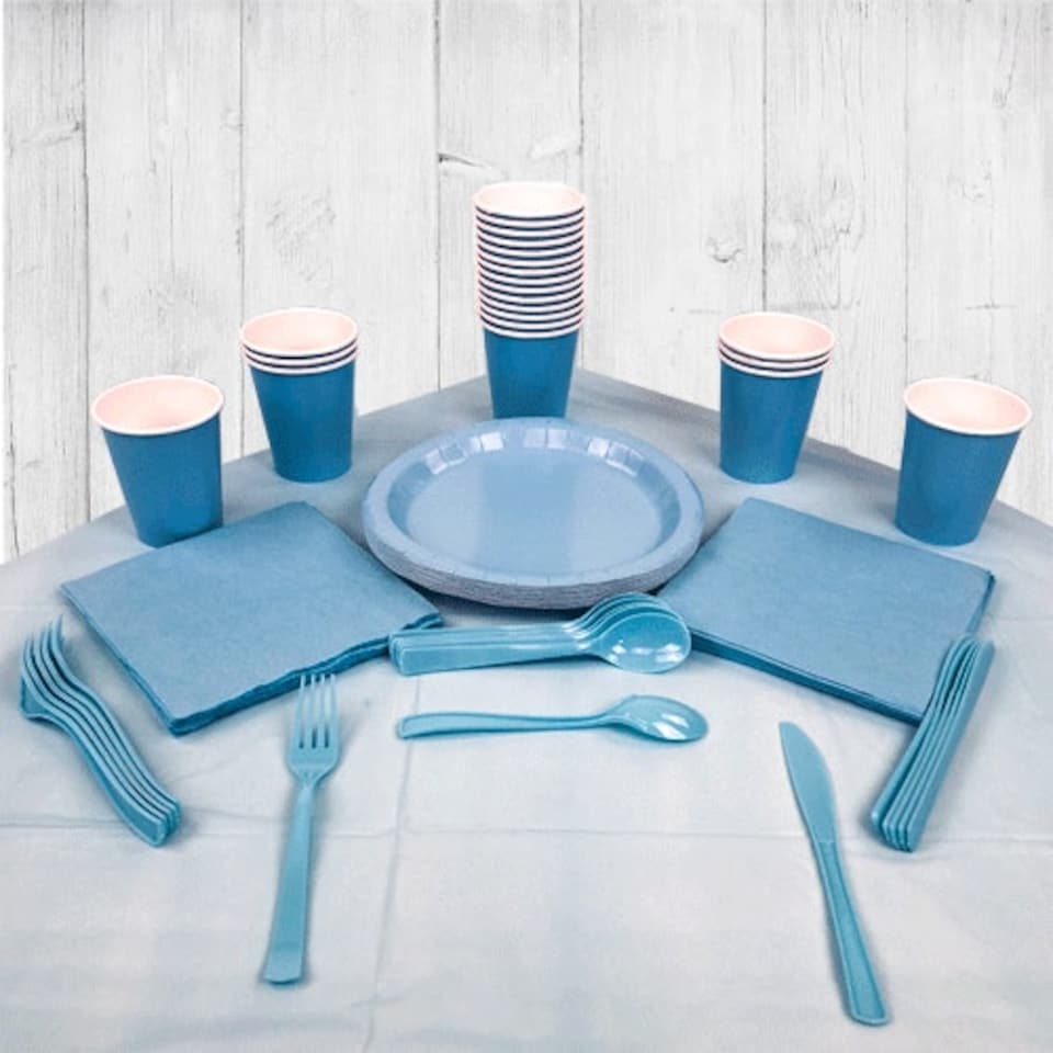Baby Blue 14 Person Party Pack