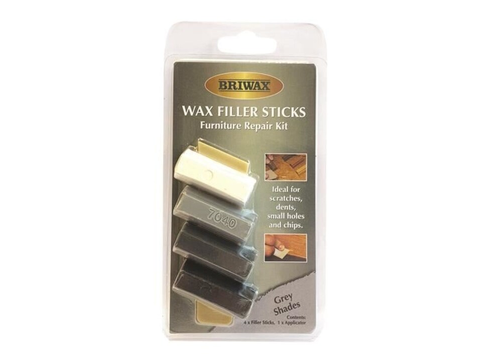 Briwax - Wax Filler Sticks Grey Shades (Pack 4)