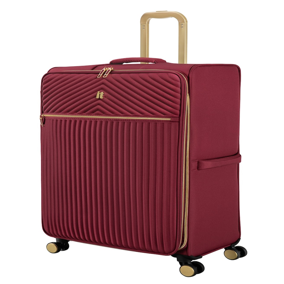 image 1 of IT Luggage Esplanade Rumba Red 3pc Suitcase Set Red
