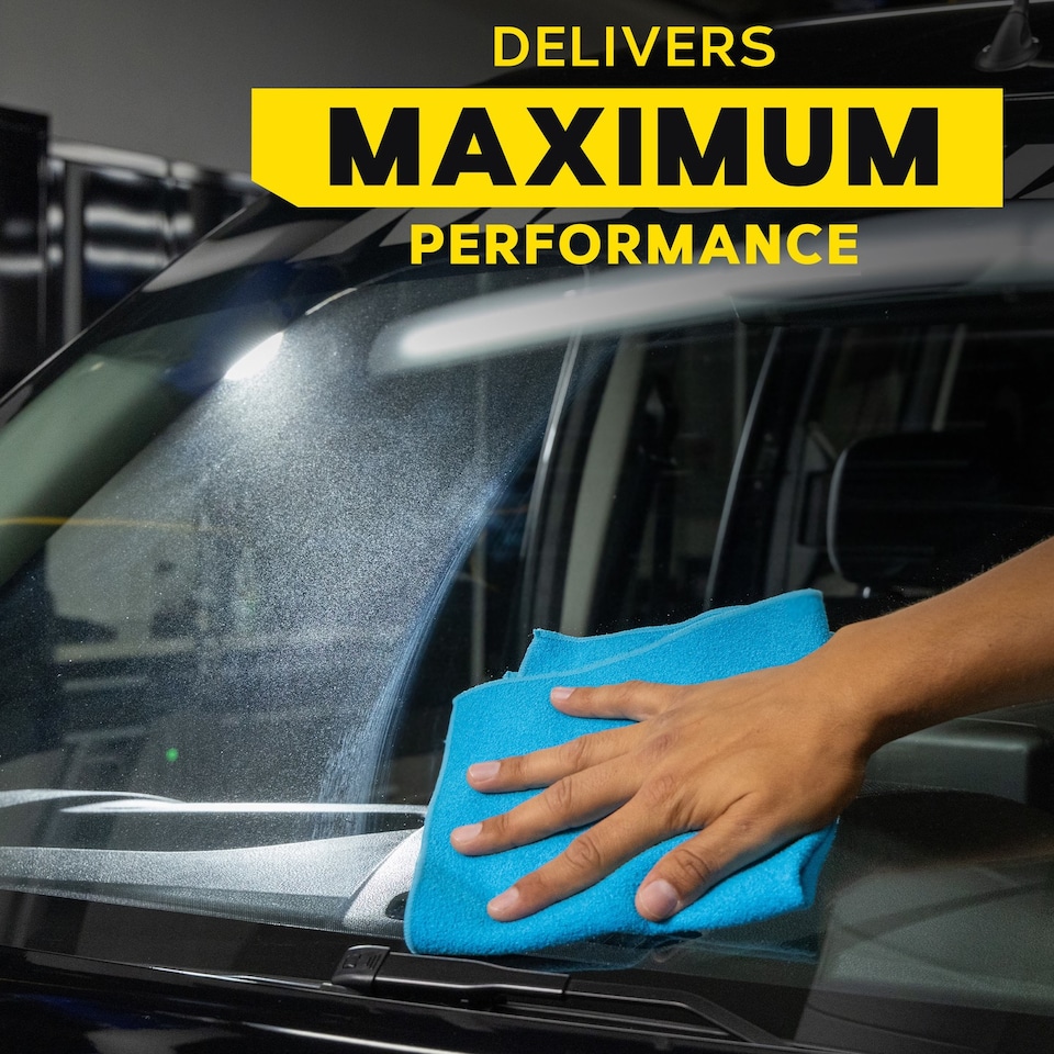 image 1 of Meguiar's Perfect Clarity Glass Towel 6/CV 16 x 16 Blue X190301EU