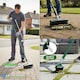 image 6 of Weed Remover Tool Wire Brush Scraper Set with Metal Broom & Weed Removal Head