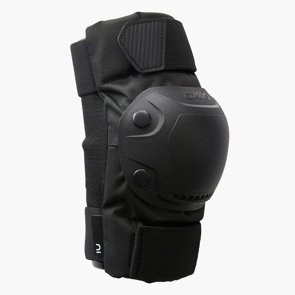 image 1 of Decathlon Adult 2 x 3-Piece Inline Skate Protection Set Fit500 - Black, Size L