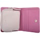 image 6 of Slim Line Genuine Soft Leather RFID Protected Money Credit Card Purse Blue | Slate Blue/Ivory
