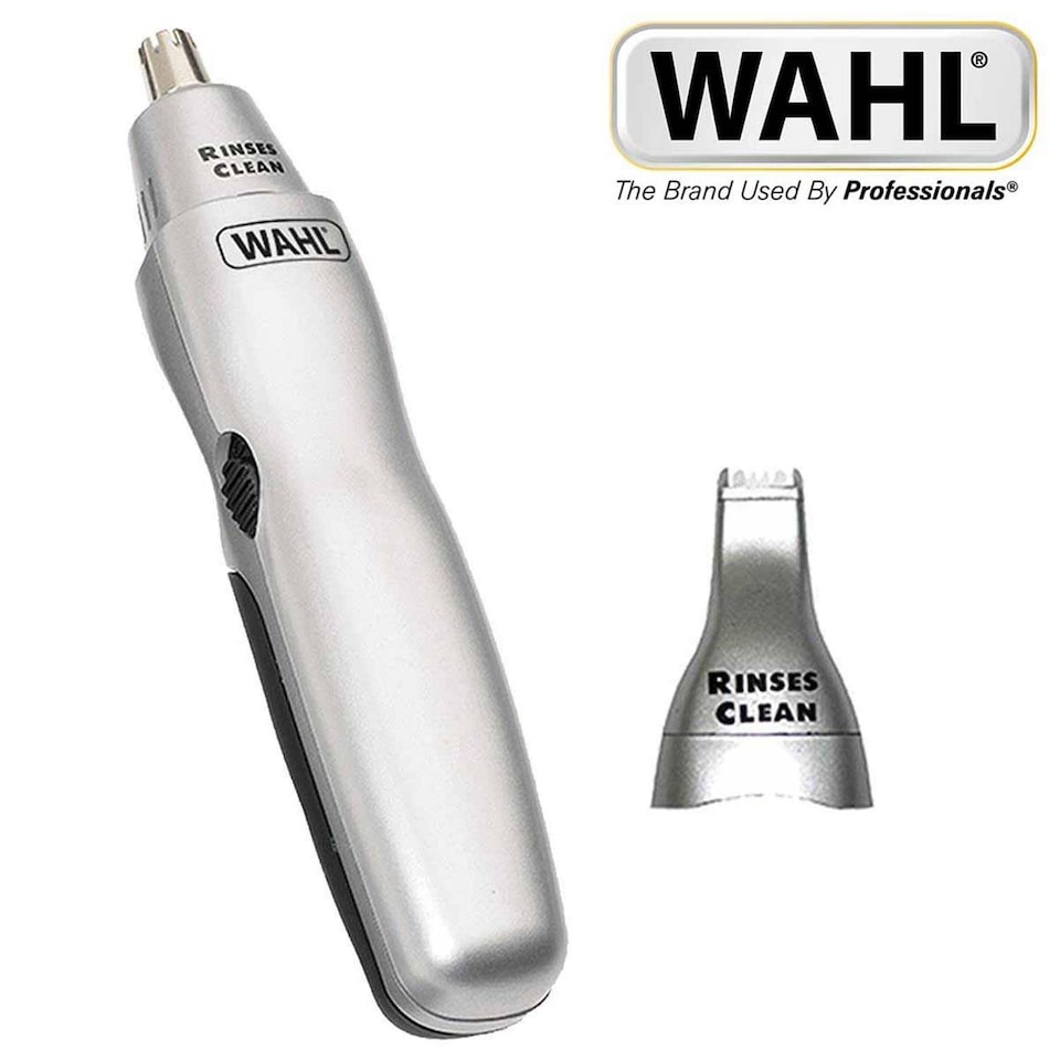 image 1 of Wahl Cordless Dual Head Battery Ear Nose & Brow Trimmer Grooming Set 5545-516
