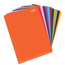 evelay 2027 Week to View Diary A4 Orange