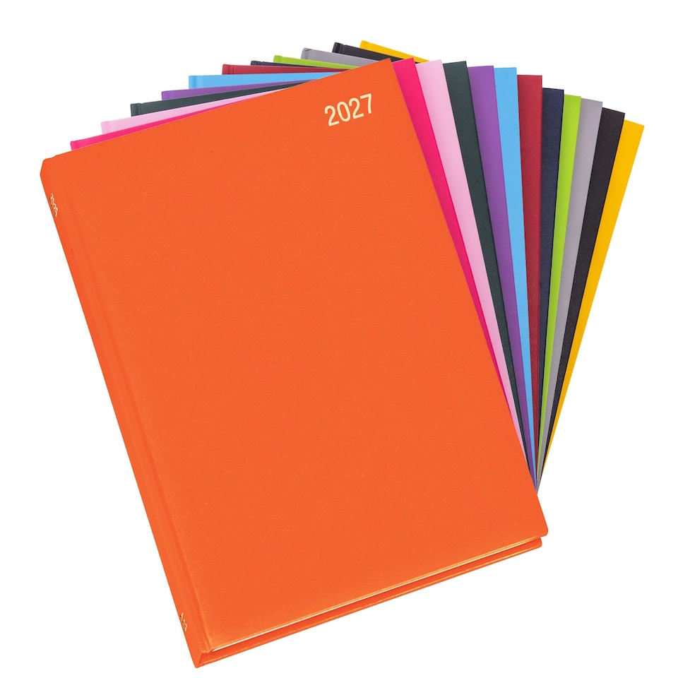 image 1 of evelay 2027 Week to View Diary A4 Orange