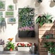 image 6 of Outsunny Metal Raised Garden Bed with Trellis, Outdoor Elevated Planter Box 
