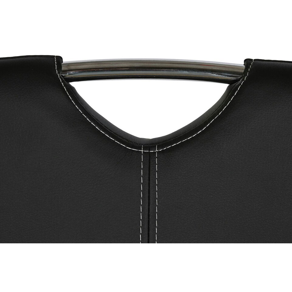 image 1 of Dining Chair DKD Home Decor Black Metal Polyurethane (59 x 45 x 102 cm) Black