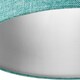 image 3 of Contemporary and Sleek 10 Inch Teal Linen Fabric Drum Lamp Shade 60w Maximum | Blue | Teal | 1