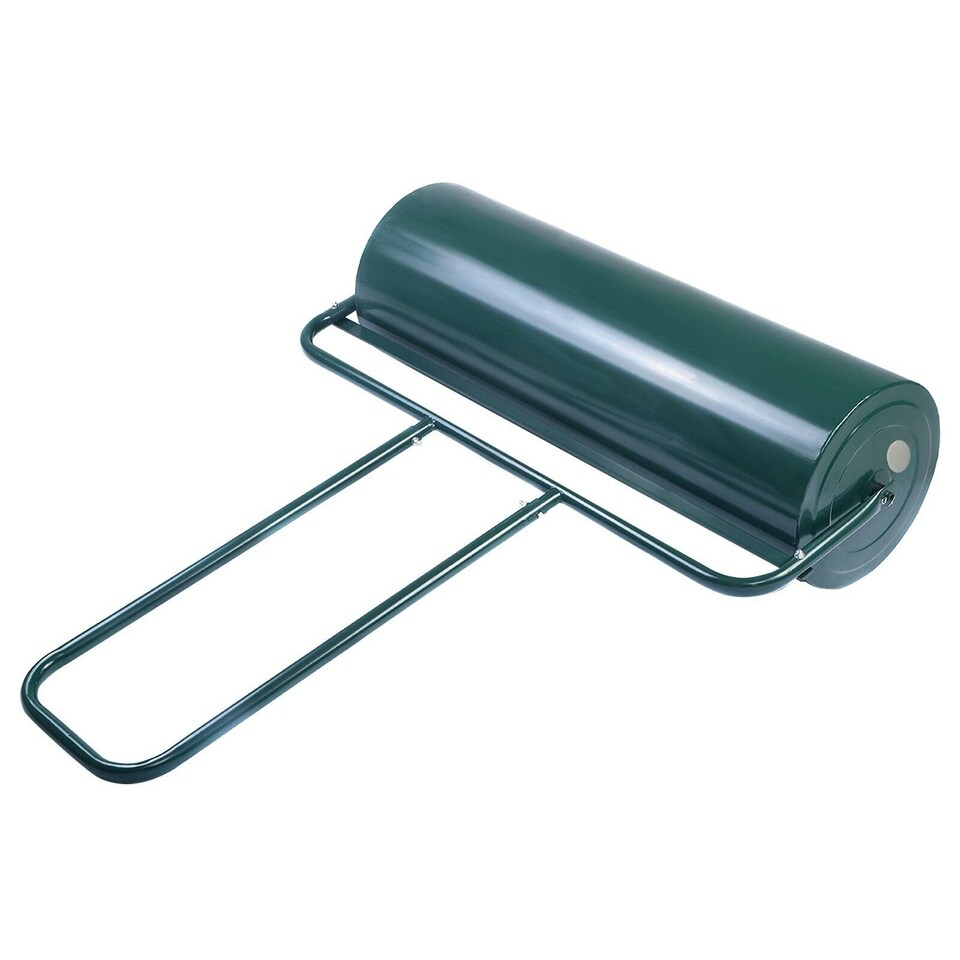 image 1 of COSTWAY 63L Steel Garden Lawn Roller Water Sand Filled