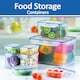 image 7 of LocknLock Food Storage Container Airtight Leakproof Microwave Safe Transparent Food Box 870ml Pack of 6