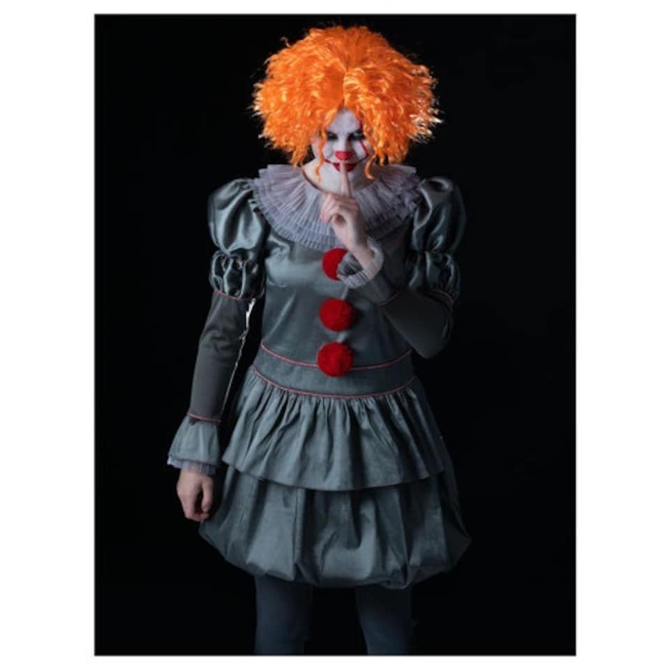 image 1 of Pennywise IT Chapter Two Fancy Dress Costume Ladies Small - UK 8-10
