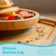 image 3 of Tiny Dining Round Bamboo Suction Plate - Beige
