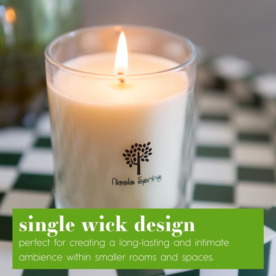 image 1 of Nicola Spring Summer Berries Scented Candle & Diffuser Set - 160g Natural Soy Wax Candle & Home Air Freshener Set