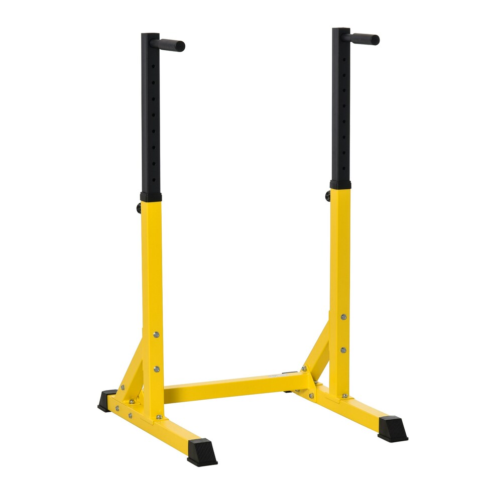 image 1 of HOMCOM Dip Station Chin Up Parallel Bars Pull Up Power Tower Home Gym Workout