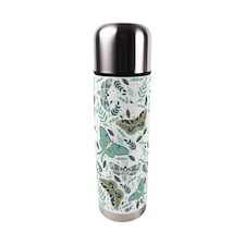 Botanical Moths Large Reusable Thermal Flask