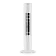 Pro Breeze Oscillating Tower Fan with Touch Panel - White