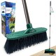image 8 of 10" Outdoor Broom Garden Yard Brush with Metal Handle