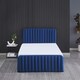 image 2 of Ottoman Storage Bed blue 4ft Double velvet bed gas lift up Storage Bed bedroom furniture