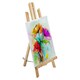 image 1 of Wooden Table Tripod Artist Easel Painting Display Portable Adjustable Folding