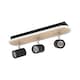 image 3 of EGLO Rimbocchi Natural Wood & Steel Modern 3 Light Spotlight