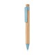image 2 of MidOcean Toyama Bamboo & Wheat Straw Ballpoint Pen - Blue - 14cm x 1.2cm
